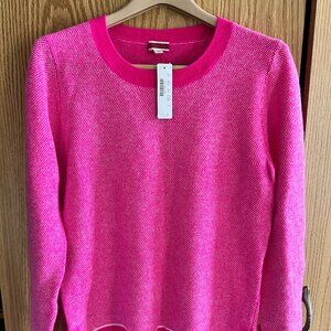 J.Crew hot pink sweater